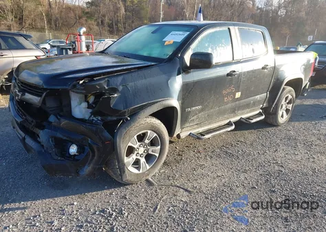 2015 Chevrolet Colorado Z71 from USA, damaged, VIN 1GCGTCE38F1257520